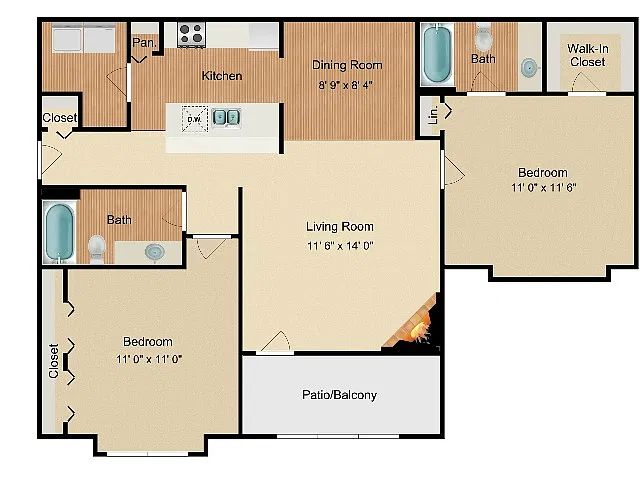 Floor plan Green Leaf Granite