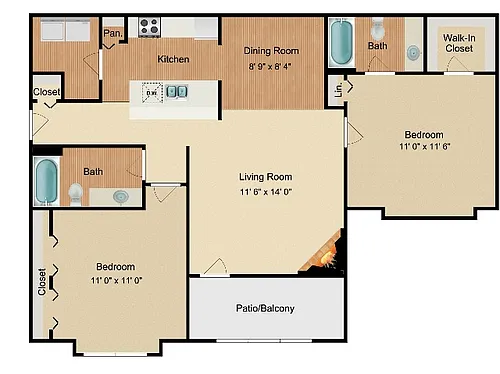 Floor plan Green Leaf Granite