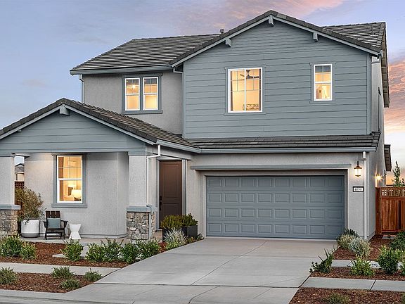 Model Photography of Floorplan 3503 with a Driveway