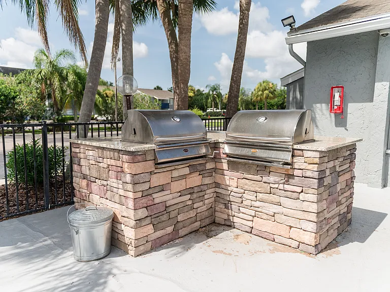 Poolside Grilling Station