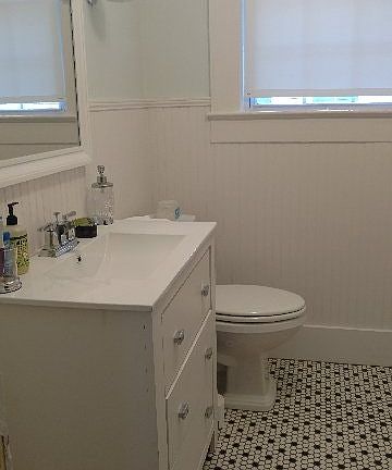 newly renovated bathroom