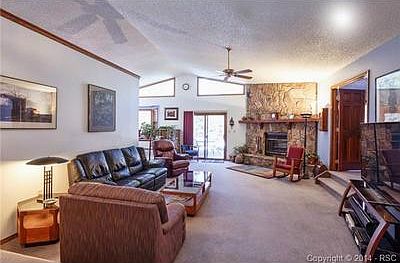 Vaulted ceilings and wonderful light and bright!