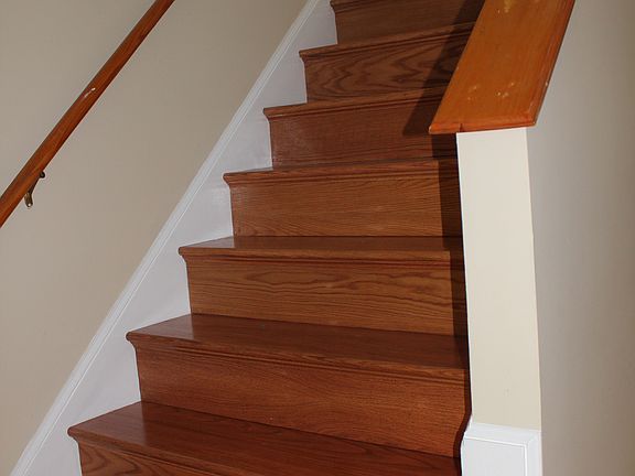Steps to second floor