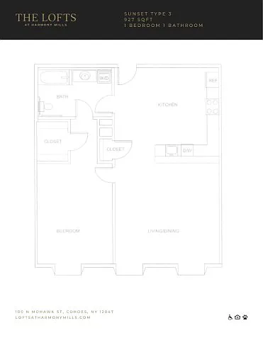 Floor plan Sunset U - Fallsview