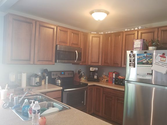 Kitchen open to living room