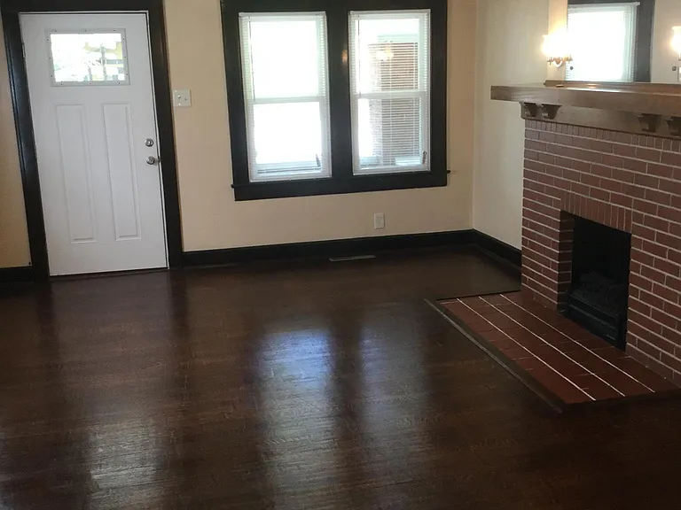 Living Room with Electric Fireplace!