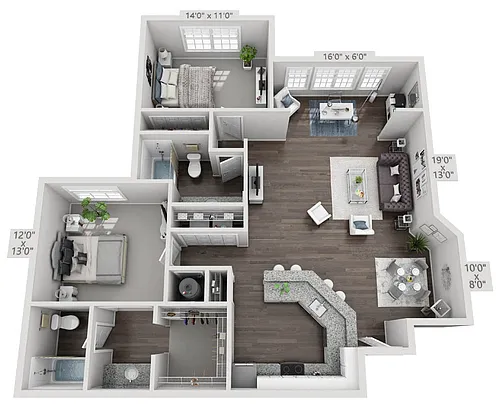Floor plan The Compass