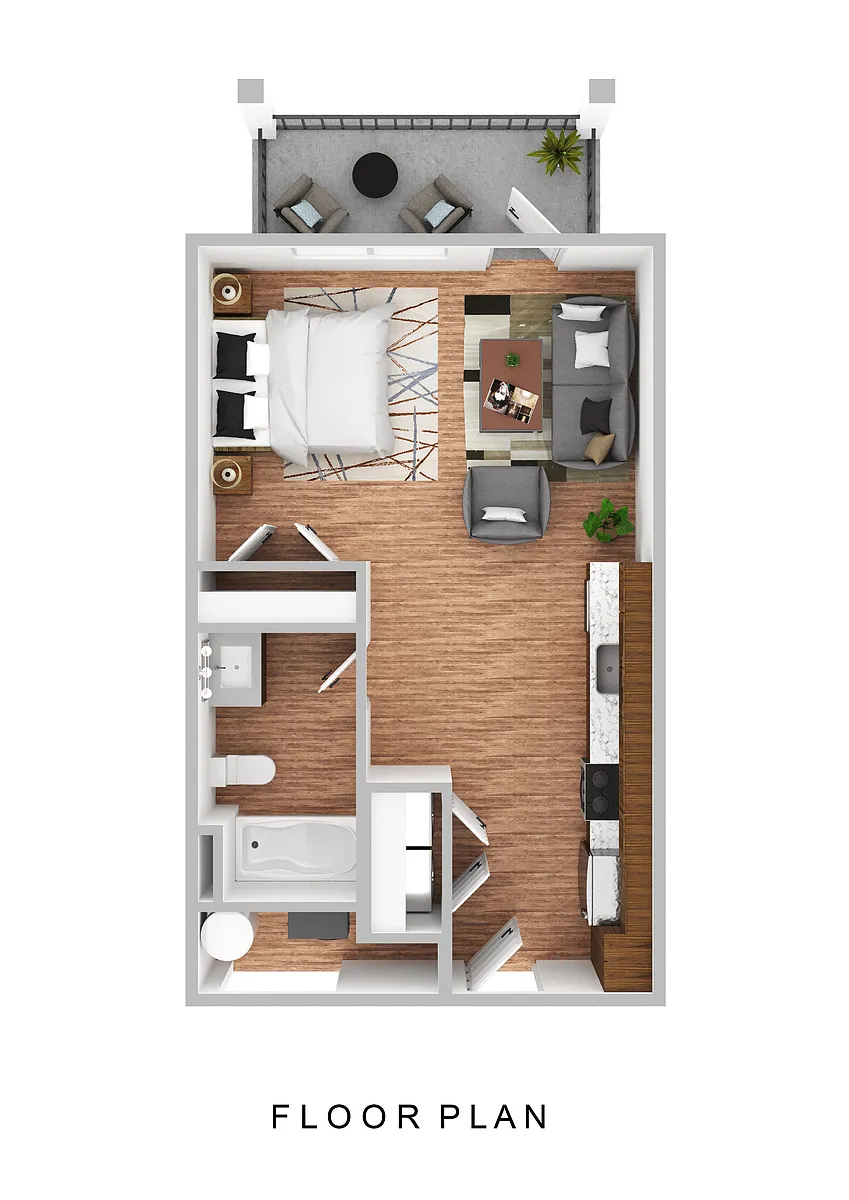Floor plan Studio