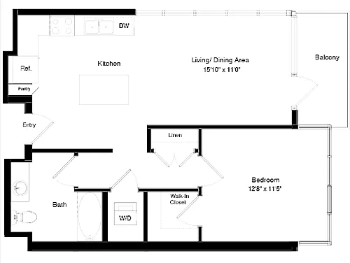 Floor plan Podium A1 Alt 1