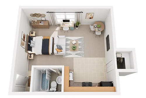 Floor plan Studio