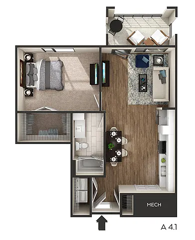 Floor plan Poppleton