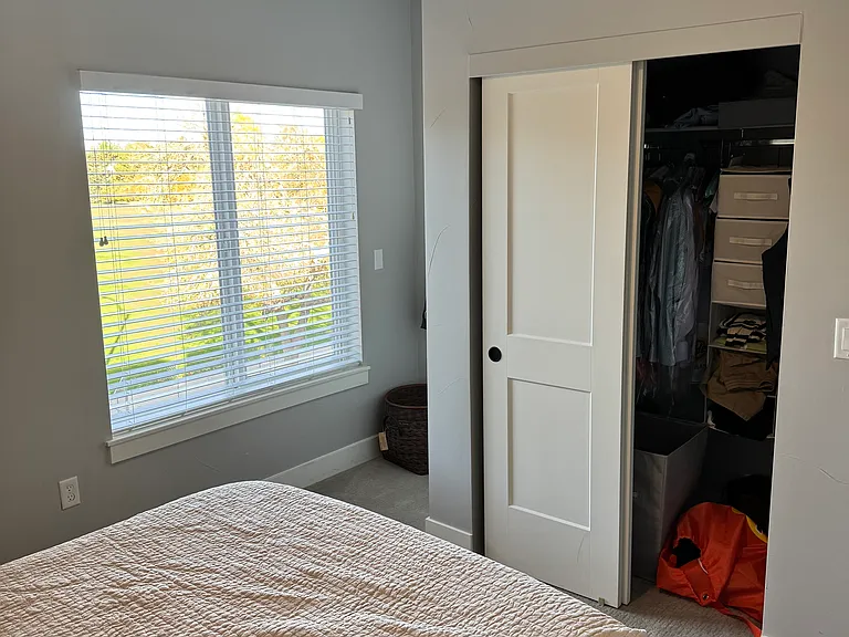 Master bedroom with ensuite bathroom on third floor