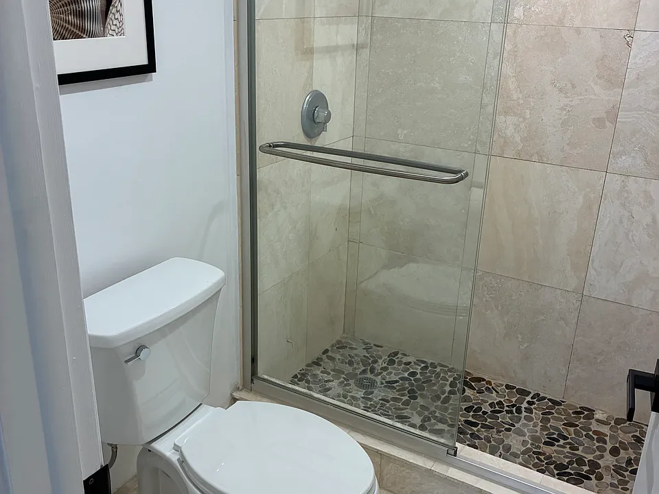 Master shower