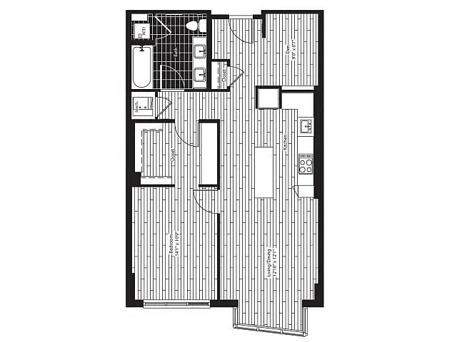 Floor plan A24D