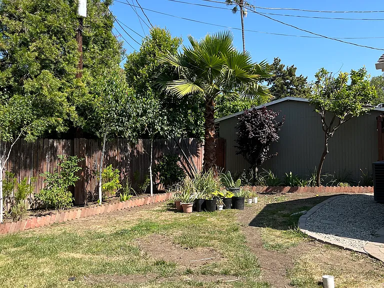 Landscaping is in progress