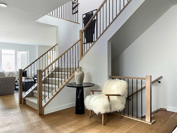 A photo of the foyer of the Matera 36 estate model home by Brookfield Residential