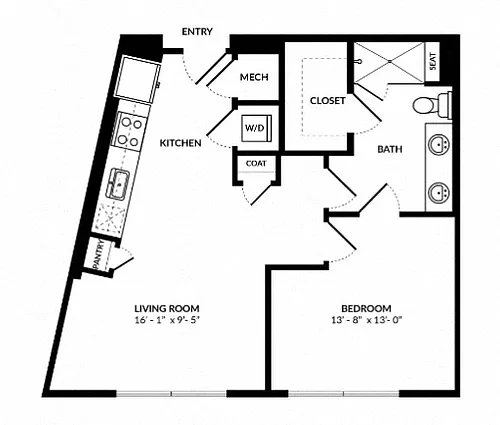 Floor plan A2a