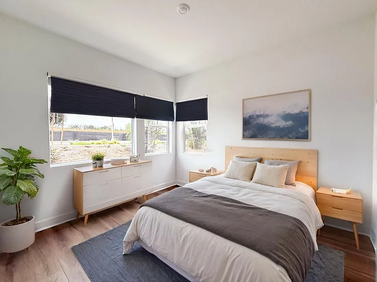 Downstairs Guest Suite (virtual staging)
