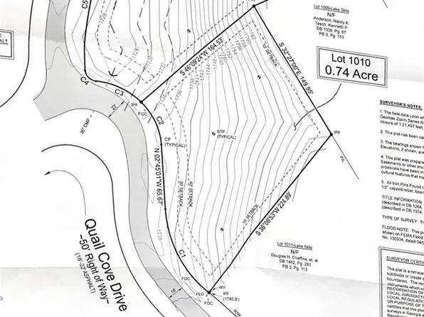 0 Quail Cove Dr #1010, Jasper, GA 30143