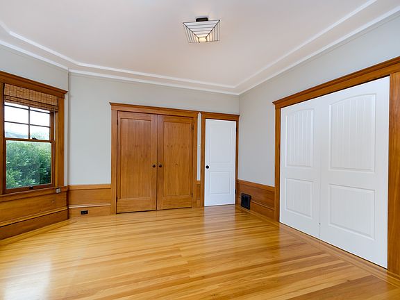 Living room opens onto dining room