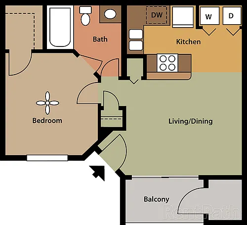 Floor plan Remodeled Cambridge Apartment