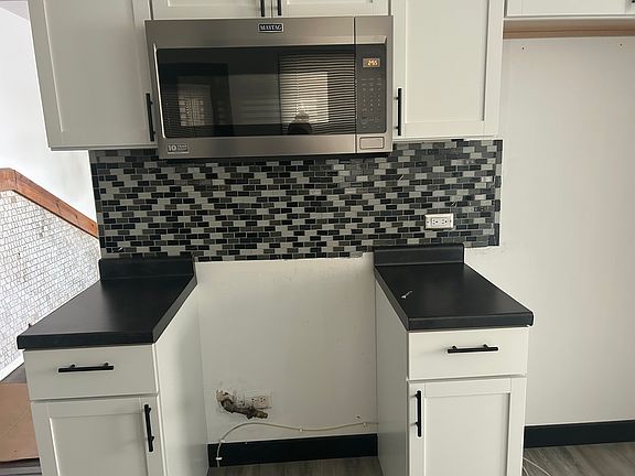 remodeled kitchen microwave and dishwasher