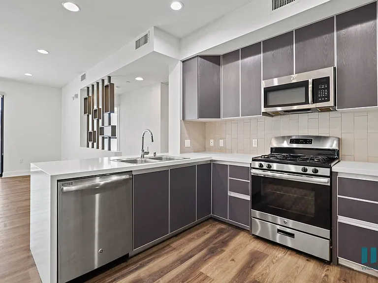Open-Concept Kitchen with Energy-Efficient Appliances