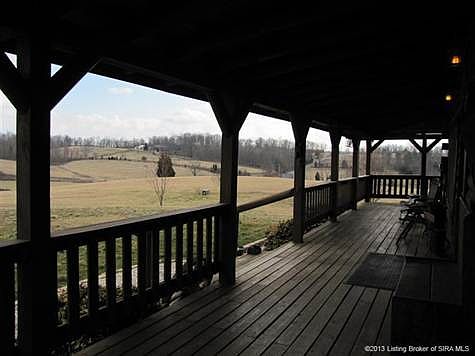 From the porch