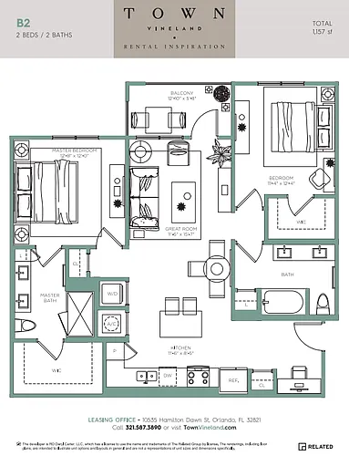 Floor plan B2