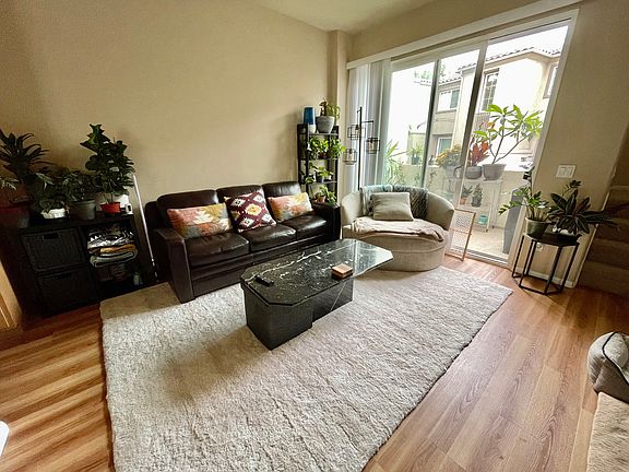 Living room with balcony