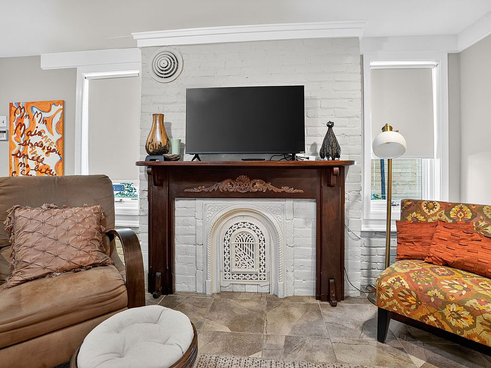Living room with new Smart TV