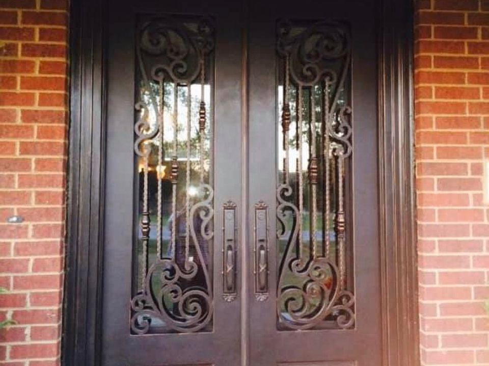 Tuscan Iron Entry Doors