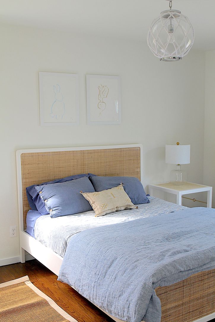 Master bedroom with full closets