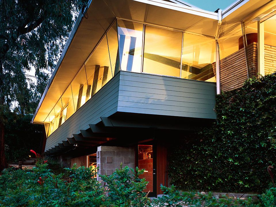 Rear of house