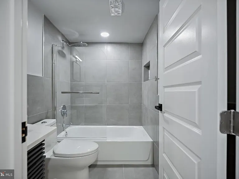 Shared bathroom in basement
