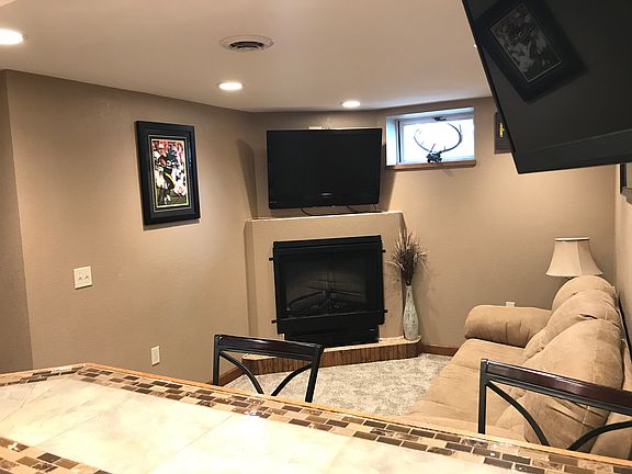 Basement fireplace 