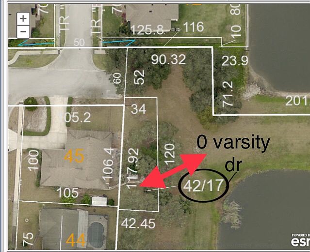 Lot dimensions 