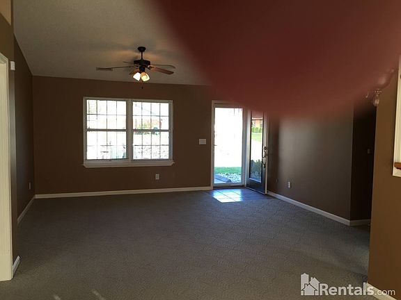 Living room and dining area