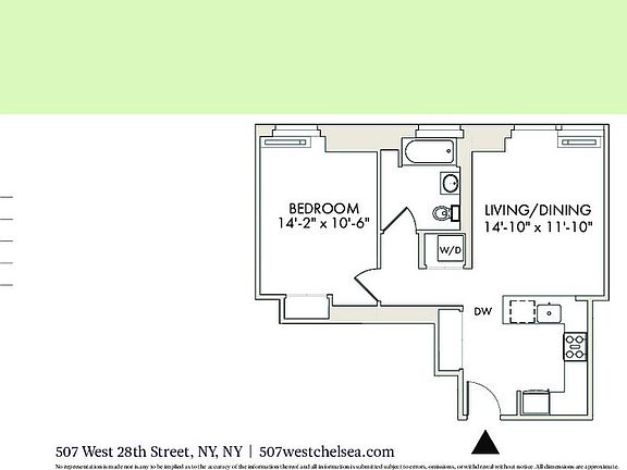 2nd image of 507 W 28th St APT 8B