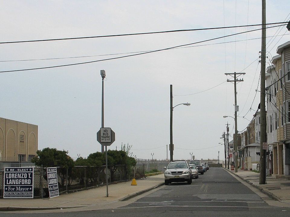 Toll lot on the left