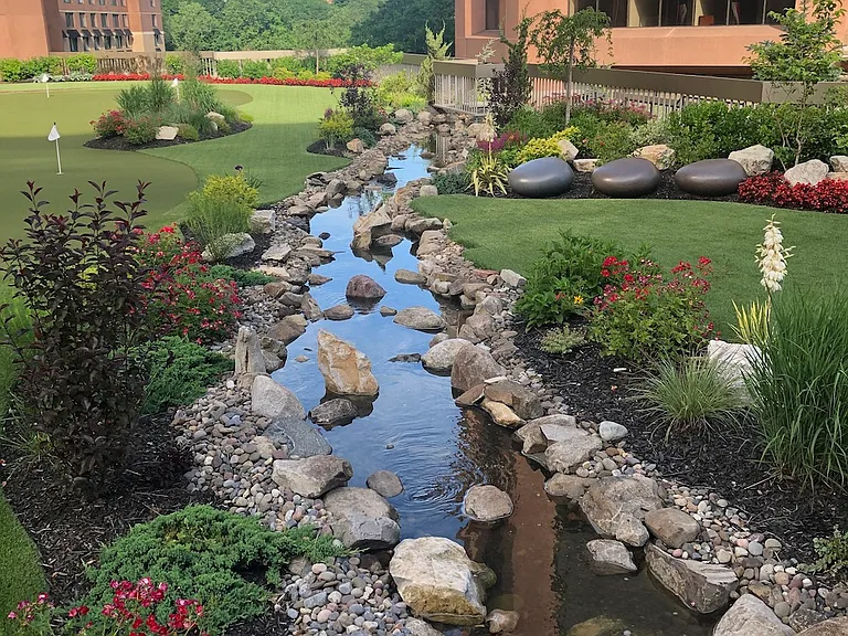 City Square Park Stream & Putting Greens