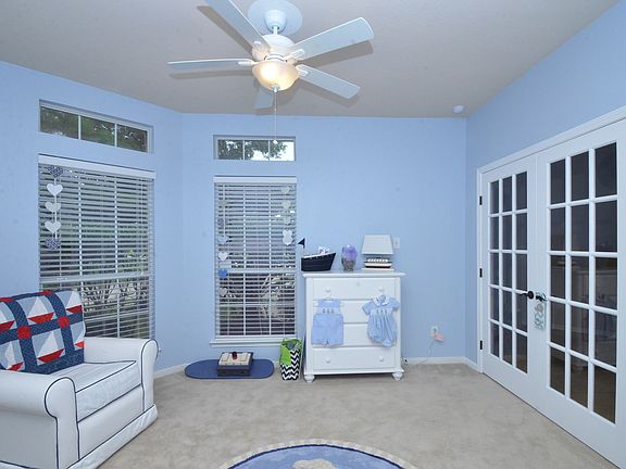 Office being used for baby