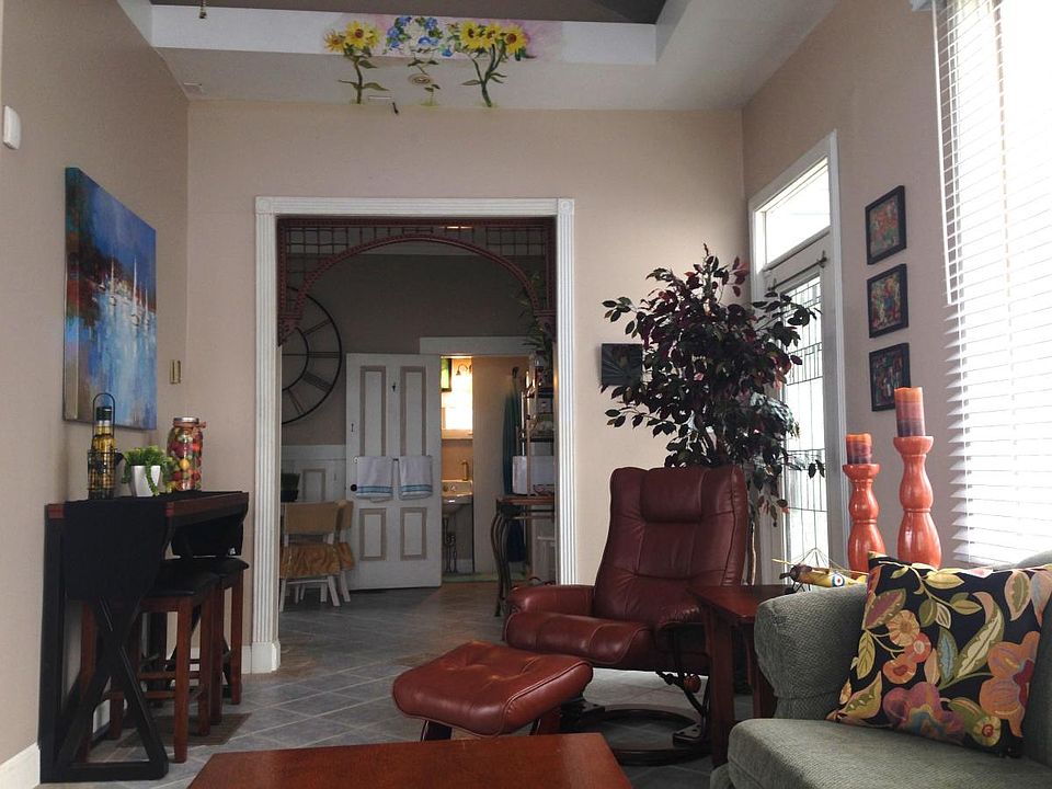 View of Living Room into kitchen