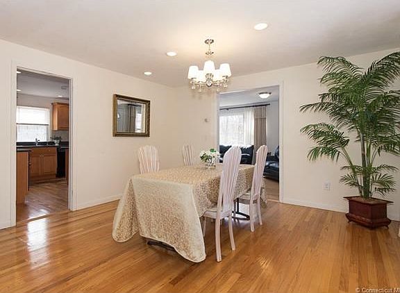 spacious dining area