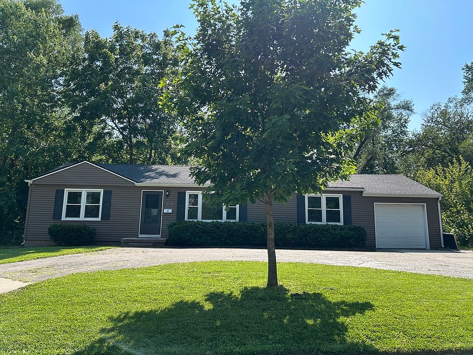 Front of the house with attached garage
