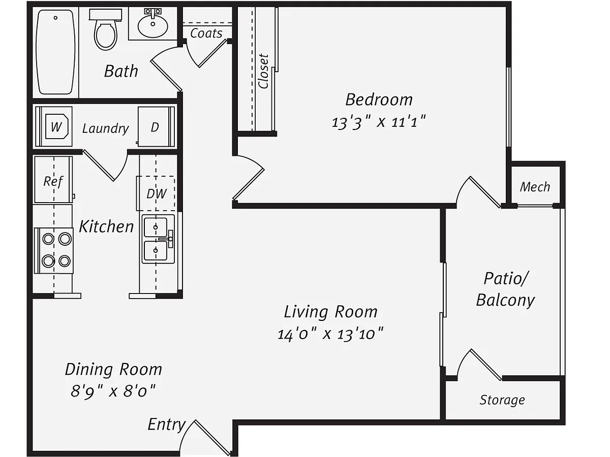 Floor plan A3G