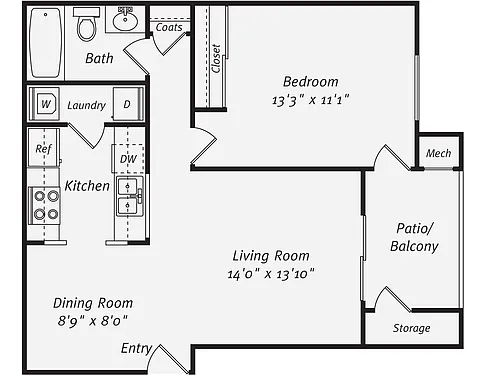 Floor plan A3G