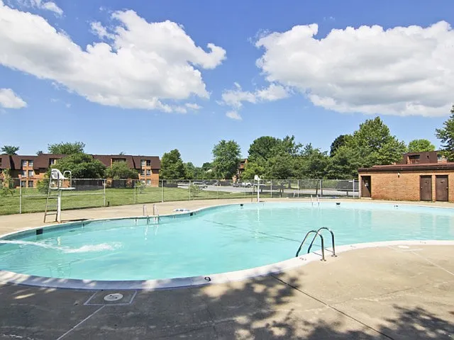 Pool with sundeck