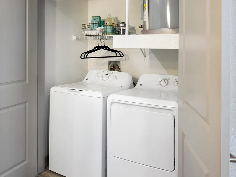 In-unit washer and dryer
