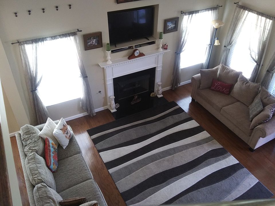 living area from stairs